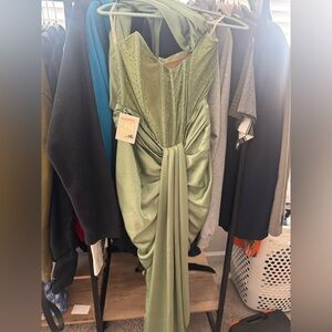 MISS CIRCLE SAGE CORSET DRESS